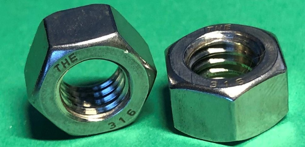 Stainless Steel Finished Hex Nuts