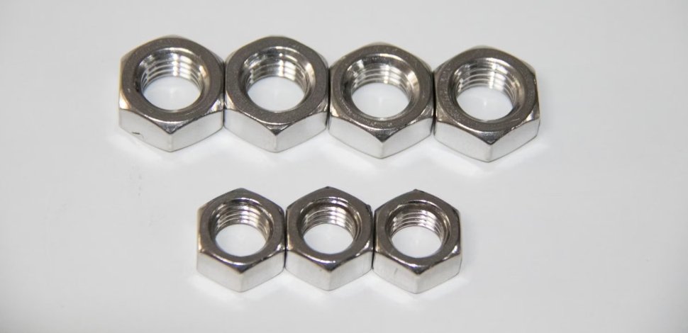 Stainless Steel Hex Jam Nuts